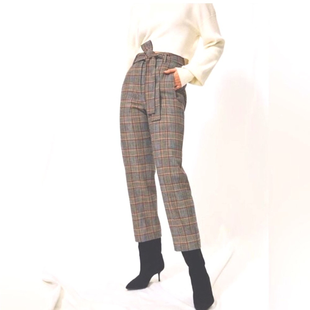 NWOT Aritzia Wilfred Gray Ankle Cropped Pants Size 8